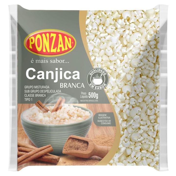 Canjica Cristal Ponzan Caixa 12x500g Dia Distribuição