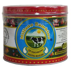 Queijo Tipo Reino Millano Bambino Unidade Lata 600g