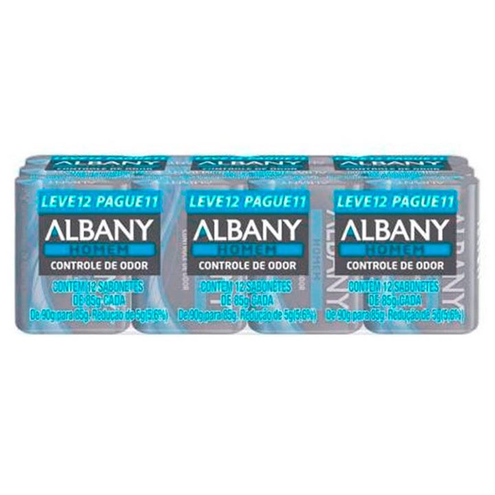 Sabonete Controle de Odor Albany Pacote 12x85g