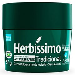 Desodorante Creme Herbíssimo Tradicional Pacote 12x55g  