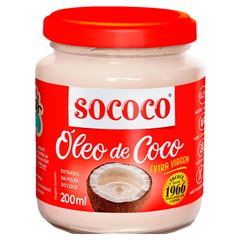 Óleo de Coco Extra Virgem Sococo Unidade 200ml
