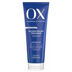 Shampoo Reconstrução Profunda Ox Unidade 200ml