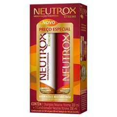 Kit Shampoo 300ml + Condicionador 200ml Xtreme Neutrox