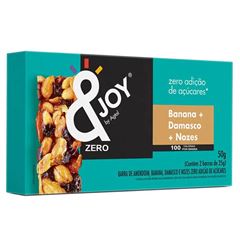 Barra &Joy Zero Açúcar Banana, Damasco e Nozes Caixa 24x2x25g