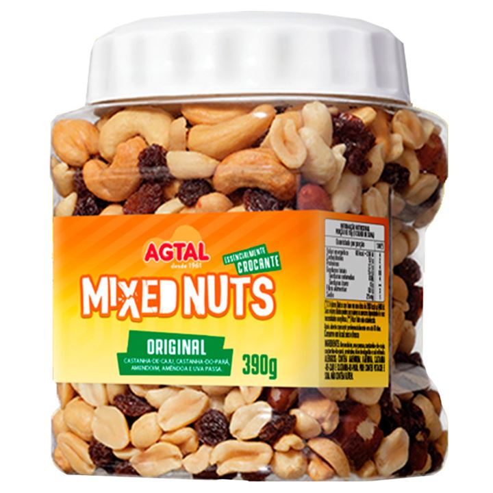 Mixed Nuts Original Agtal Unidades 390g Dia Distribuição