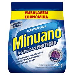 Detergente em Pó Minuano Ação Profunda Caixa 24x450g 