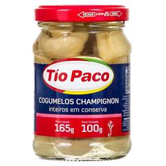 Cogumelo Inteiro Abre Fácil Tio Paco Vidro Unidade 100g