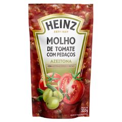 Molho Tomate C/ Azeitona Sachê Heinz 24x300g