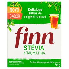 Adoçante Stevia em Pó Finn Caixa 50x600mg