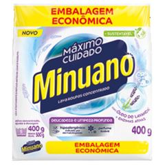 Detergente em Pó Branco Minuano Caixa 24x400g
