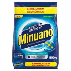 Detergente em Pó Azul Minuano Caixa 20x800g