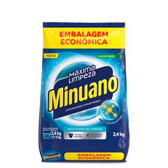  Detergente em Pó Azul Minuano Caixa 6X2,4KG