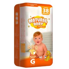 Fralda Premium Natural Baby G Pacote 38 Unidades 