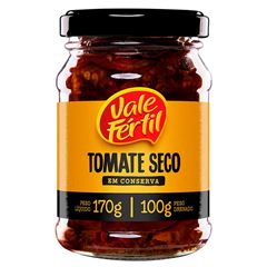 Tomate Seco Vale Fértil Unidade Vidro 100g