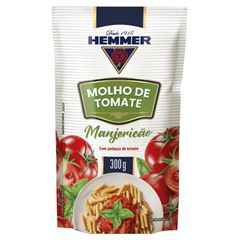 Molho de Tomate Manjericão Hemmer Sachê Caixa 24x300g