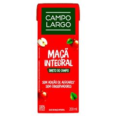 Suco de Maçã Integral Campo Largo Unidade 200ml