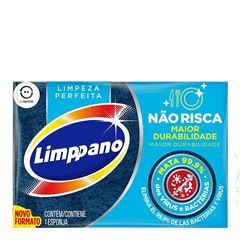 Esponja Antiaderente Limppano Pacote 3 Unidades