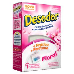 Pedra Sanitária C/ rede Floral Desodor Caixa 12x1 Unidades