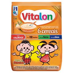 Mingau Seis Cereais Vitalon Fardo 12x180g