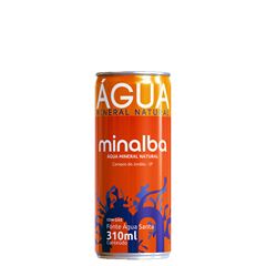 Água Mineral Minalba com Gás Lata 12x310ml