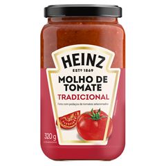 Molho Tomate Heinz Tradicional em Vidro Unidade 320G