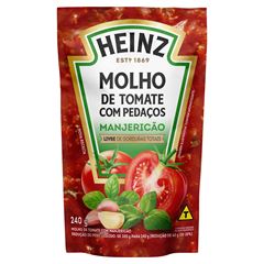 Molho de Tomate Manjericão Heinz Sachê 32x240g