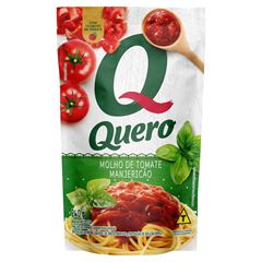 Molho De Tomate Manjericão Quero Sachê 32x240g