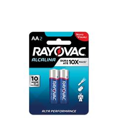 Pilha Alcalina Rayovac AA2 PEQUENA Cartela 2un