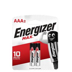  Pilha Alcalina Energizer Max AAA2 PALITO Cartela 2un