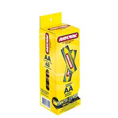 Pilha Zinco AA4 Rayovac PEQUENA Tubo 48un