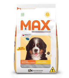 Ração Max para Cães Filhotes Carne e Arroz 20kg