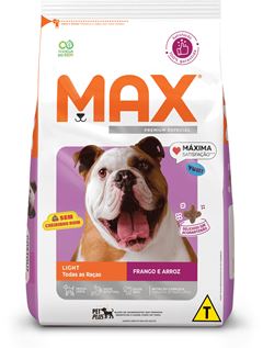 Ração Max para Cães Light Frango e Arroz 15kg