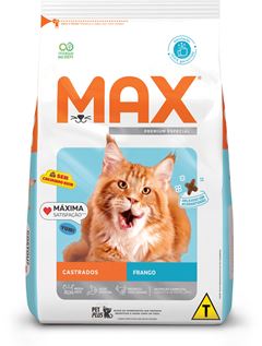 Ração Max para Gatos Castrados Frango 10,1kg