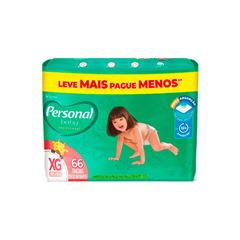 Fralda Personal Baby Protect & Sec XG Pacote 66 Unidades
