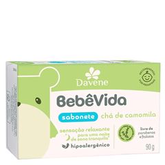   Sabonete Vegetal em Barra Bebê Vida Chá de Camomila 90g