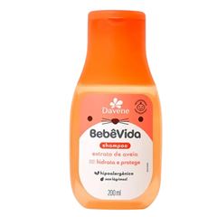 Shampoo BebeVida Extrato Aveia Davene Unidade 200ml