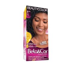 Tintura Bela&Cor Kit 2.11 Preto Azulado Unidade