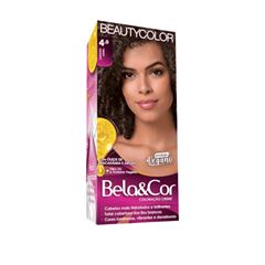 Tintura Bela&Cor Kit 4.0 Castanho Médio Unidade