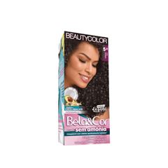 Tintura Bela&Cor Kit 5.0 Castanho Claro Sem Amônia Unidade
