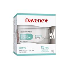 Creme Hidratante Facial de Aveia Suave 15FPS 50g