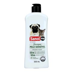 Sanol Shampoo Pele Sensível para Cachorros Unidade 500ml