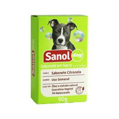 Sanol Sabonete Cintronela para Cachorros 90g