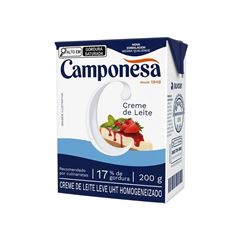 Creme De Leite Camponesa 17% UHT 27x200g