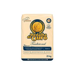 Farinha de Trigo Medalha de Ouro Tipo 1 25kg