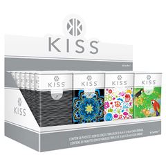 Lenço Kiss de Bolso 21,4x21x4cm Caixa 28x10Unidades