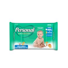 Toalha Umedecida Baby Personal Pacote 50Unidades