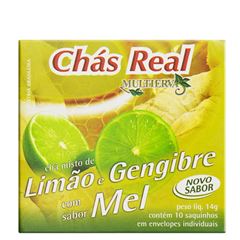 Chás Real Limão Gengibre e Mel Cacheta 5x10x1,4g