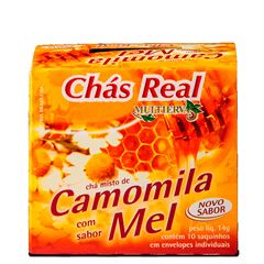 Chás Real Camomila e Mel Cacheta 5x10x1,4g