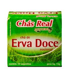 Chás Real Erva Doce Cacheta 5x10x1,5g