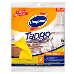 Pano Absorvente Multiuso Tango Limppano Caixa 30Unidades